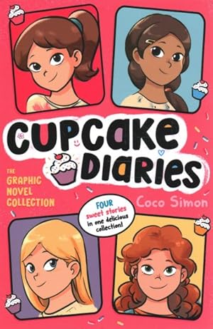 Seller image for Cupcake Diaries the Graphic Novel Collection : Katie and the Cupcake Cure The Graphic Novel / Mia in the Mix The Graphic Novel / Emma on Thin Icing The Graphic Novel / Alexis and the Perfect Recipe The Graphic Novel for sale by GreatBookPrices