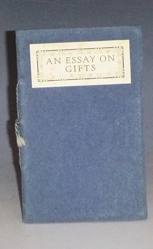 An Essay on Gifts (Waverley Chap Books, No. 6)