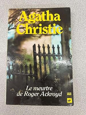 Seller image for Le meurtre de Roger Ackroyd - 1994 for sale by Dmons et Merveilles