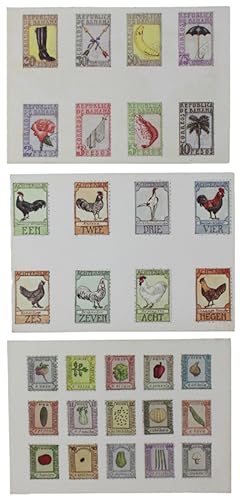 BANANIAN SYMBOLS from Banana 1960 + VEGETABLES from Jantar 1961 + POULTRY from Achterdijk 1962 (3...