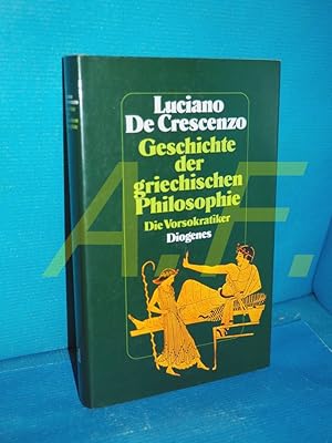 Bild des Verkufers fr Geschichte der griechischen Philosophie - Die Vorsokratiker zum Verkauf von Antiquarische Fundgrube e.U.