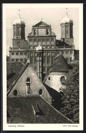 Bild des Verkufers fr Ansichtskarte Augsburg, Rathaus zum Verkauf von Bartko-Reher