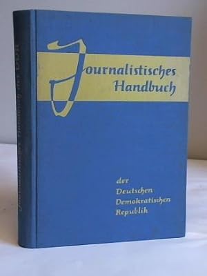 Journalistisches Handbuch der Deutschen Demokratischen Republik