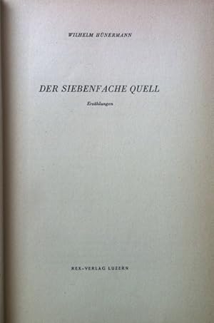 Der siebenfache Quell : Erzählungen.