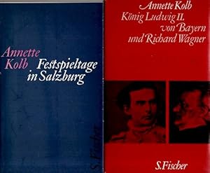 Bild des Verkufers fr Knig Ludwig II. von Bayern und Richard Wagner // Festspieltage in Salzburg (Konvolut, 2 Bcher). zum Verkauf von nika-books, art & crafts GbR