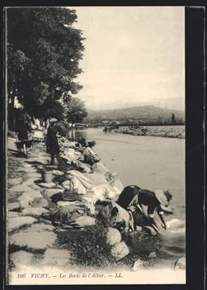 Carte postale Vichy, Les Bords de l`Allier