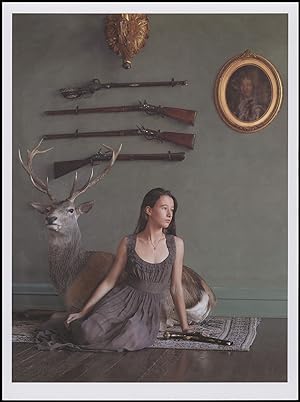 Seller image for Exhibition Invitation: Lindsay McCrum: Chicks With Guns for sale by Diatrope Books