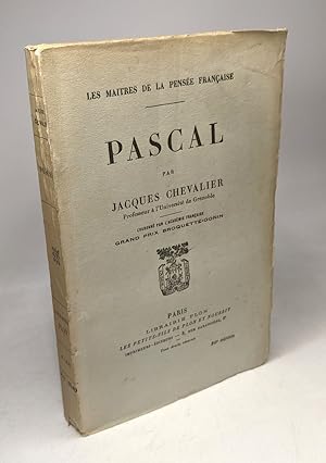 Seller image for Pascal - les matres de la pense franaise for sale by crealivres