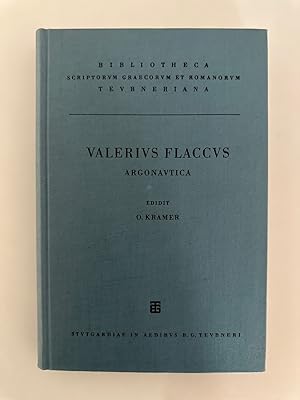 Bild des Verkufers fr C. Valerii Flacci Setini Balbi Argonauticon. Libri octo. Edidit Otto Kramer. zum Verkauf von Wissenschaftl. Antiquariat Th. Haker e.K