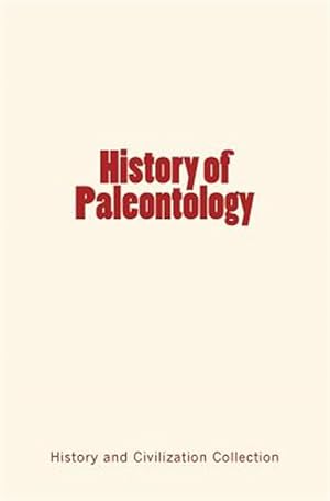Seller image for History of Paleontology for sale by GreatBookPricesUK