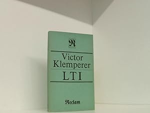 Bild des Verkäufers für Reclams Universal-Bibliothek, Band 278: Victor Klemperer: LTI - Notizbuch eines Philologen zum Verkauf von Book Broker