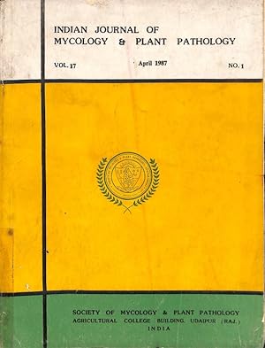 Seller image for Indian Journal of Mycology and Plant Pathology Vol. 17 No. 1 for sale by Majestic Books