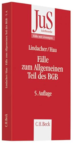Seller image for Flle zum Allgemeinen Teil des BGB (JuS-Schriftenreihe/Flle mit Lsungen, Band 65) for sale by Studibuch