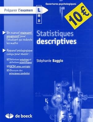 Statistiques descriptives - Stéphanie Baggio