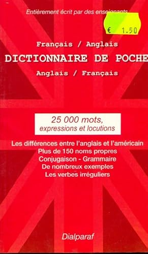 Bild des Verkufers fr Dictionnaire de poche anglais-fran?ais : 25 000 mots expressions et locutions - Collectif zum Verkauf von Book Hmisphres