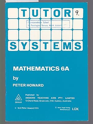 Tutor Systems : Mathematics 6A : For Use with Tutor Systems 24 Tile Pattern Board