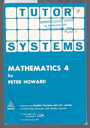 Tutor Systems : Mathematics 4 : For Use with Tutor Systems 24 Tile Pattern Board