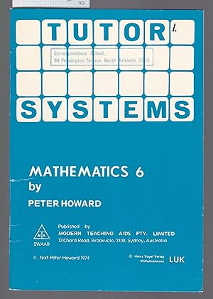 Tutor Systems : Mathematics 6 : For Use with Tutor Systems 24 Tile Pattern Board