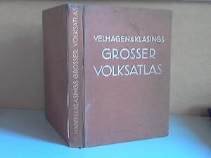Velhagen und Klasings Grosser Volks-Atlas. Das Jubiläumswerk des Verlages zu seinem hundertjährig...