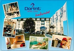 Postkarte Carte Postale 73916953 Gera Dorint Hotel Gera Gastraum Zimmer Hallenbad