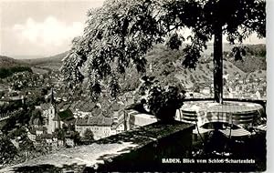 Postkarte Carte Postale 13918929 Baden AG Blick vom Schloss Schartenfels