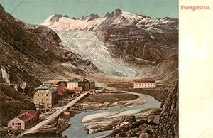 Bild des Verkufers fr Postkarte Carte Postale 13920825 Rhonegletscher Glacier du Rhone VS Panorama zum Verkauf von Versandhandel Boeger