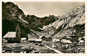 Postkarte Carte Postale 13920894 Meglisalp 1520m Altmann AR mit Kirche Altmann und Saentis