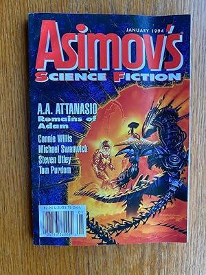 Bild des Verkufers fr Asimov's Science Fiction January 1994 zum Verkauf von Scene of the Crime, ABAC, IOBA