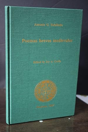 Image du vendeur pour Poemas breves medievales.- Solalinde, Antonio G. mis en vente par MUNDUS LIBRI- ANA FORTES