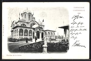 Image du vendeur pour Ansichtskarte Paris, Exposition universelle de 1900, Pavillon de la Serbie mis en vente par Bartko-Reher