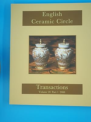 English Ceramic Circle Transactrions Volume 13 Part 3