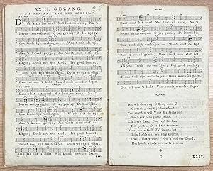 Schoolbook, 1824, Music Education | Schoolgezangen voor drie stemmen, dienende tot dagelijksch ge...