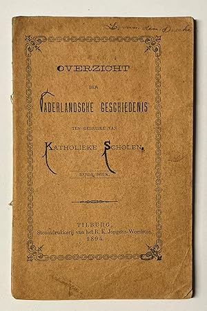 Schoolbook, 1894, Education | Overzicht der Vaderlandsche Geschiedenis ten gebruike van Katholiek...