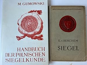 Books on seals in German language | Handbuch Polnischen Siegelkunde TOGETHER WITH Siegel, 1966 en...