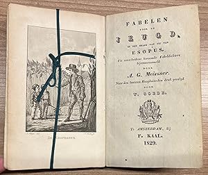 School book, 1829, Fables | Fabelen voor de jeugd, in den smaak van die van Esopus. (.) Amsterdam...