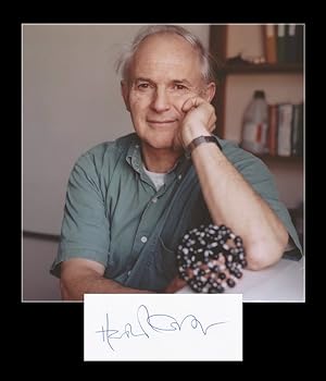 Seller image for Harry Kroto (1939-2016) - Signed card + Photo - 1999 for sale by PhP Autographs