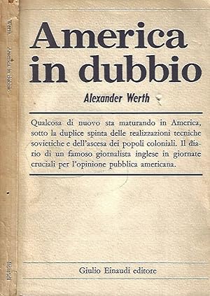 Immagine del venditore per America in dubbio venduto da Biblioteca di Babele