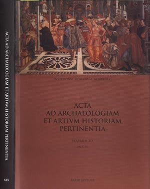 Bild des Verkufers fr Acta ad archaeologiam et artium historiam pertinentia Vol. XIX zum Verkauf von Biblioteca di Babele
