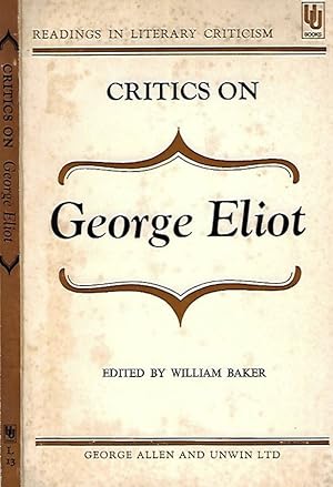 Immagine del venditore per Critics on George Eliot venduto da Biblioteca di Babele