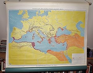 The Mediterranean World, 550-500 B.C. (Large Pull Down Map)