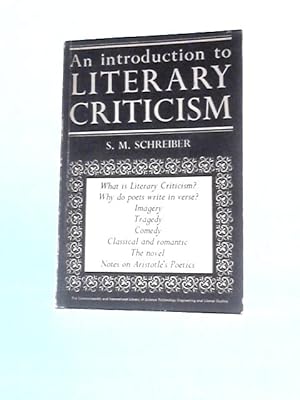 Seller image for Introduction to Literary Criticism for sale by World of Rare Books