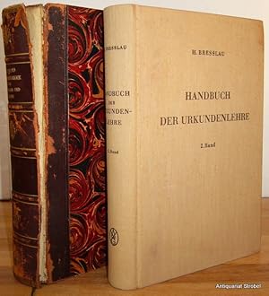 Handbuch der Urkundenlehre für Deutschland und Italien. 2 Bände.