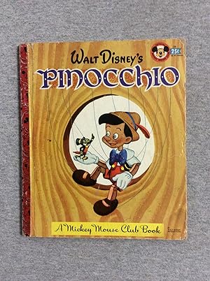 Bild des Verkufers fr Walt Disney's Pinocchio, A Mickey Mouse Club Book zum Verkauf von Book Nook