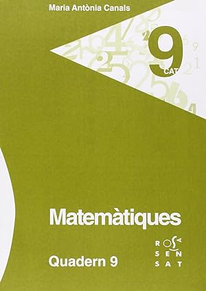 Immagine del venditore per Matemtiques. Quadern 9 venduto da Imosver