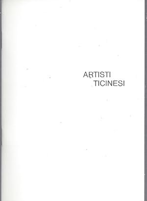 Bild des Verkufers fr Artisti Ticinesi - Kunsthaus Glarus - 2.- 30. Oktober 1977 zum Verkauf von ART...on paper - 20th Century Art Books