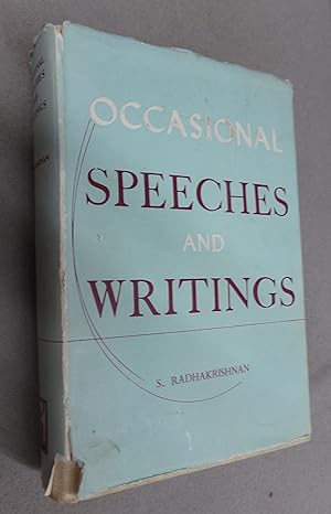 Seller image for Occasional Speeches and Writings, October 1952-January 1956 for sale by Baggins Book Bazaar Ltd