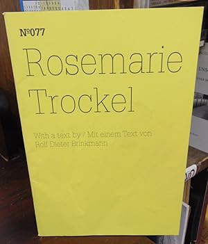 Imagen del vendedor de Rosemarie Trockel (=documenta(13) 100 Notes - 100 Thoughts/100 Notizen - 100 Gedanken, #77) a la venta por Atlantic Bookshop