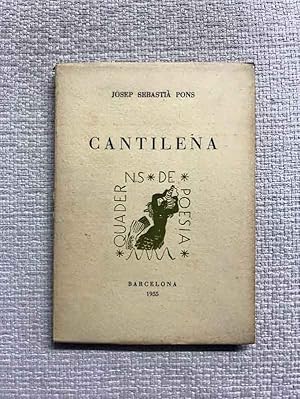 Seller image for Cantilena for sale by Campbell Llibres