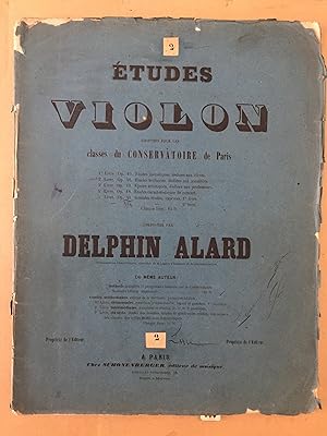 Etudes du violon adoptées pour les classes du Conservatoire de Paris. Livre 2.