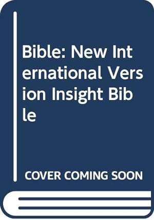 Imagen del vendedor de New International Version Insight Bible a la venta por WeBuyBooks 2